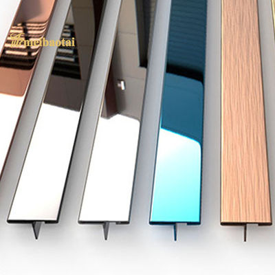 3048mm স্টেইনলেস স্টীল ইফেক্ট টাইল ট্রিম, 304 স্টেইনলেস স্টীল টাইল স্ট্রিপ