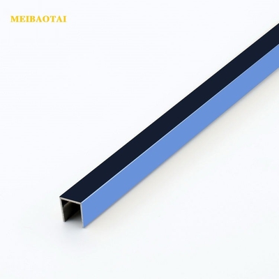 10FT Stainless Steel Tile Trim Decoration U Shape U6 U8 Blue  Black Golden Silver Color