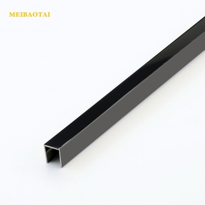 Hairline Mirror 304 Stainless Steel Tile Trim 10FT Anti Finger Print