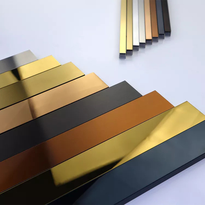 Customized Size Stainless Steel Tile Trim for Wall Stair Floor Ceiling Decoration