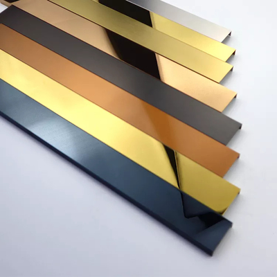 Customized Size Stainless Steel Tile Trim for Wall Stair Floor Ceiling Decoration