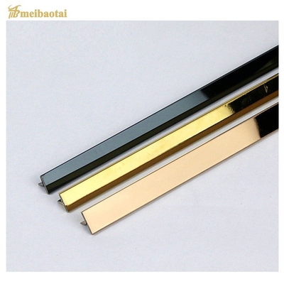 T-Shaped Stainless Steel Tile Trim For Corners In Southeast Asian Market