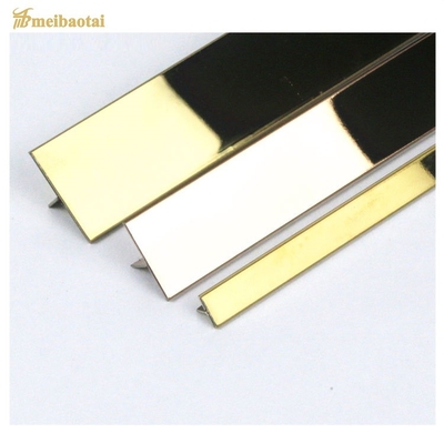 T-Shaped Stainless Steel Tile Trim For Corners In Southeast Asian Market