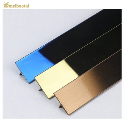 2438mm Stainless Steel Effect Tile Trim 304 Stainless Steel Tile Strip