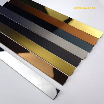 Durable Stainless Steel Tile Trim for Ceiling Decoration with Customizable Length