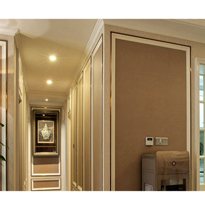 3048mm Mirror Gold Silver Tile Trim U Shape Decorative Profile