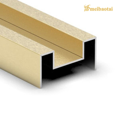 Color Profile M U L T V A Stainless Steel Tile Trim Decoration Wall Sustainable