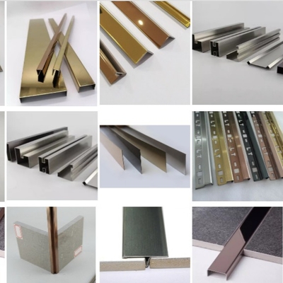 304 SS Profile Stainless Steel Corner Tile Trim 10FT