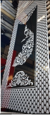 Customized Design elevator door pattern stainless steel etched sheet