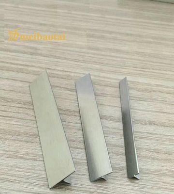 T Slot Decorative Stainless Steel Tile Trim 304 PVD Color Mirror Finish