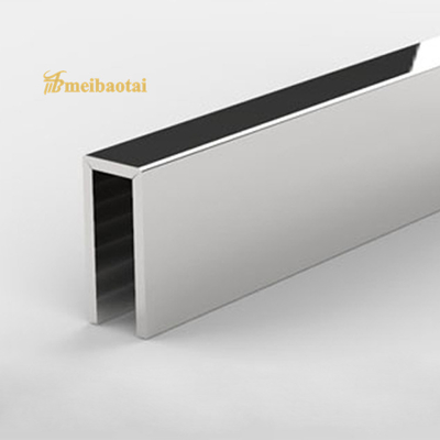 304 Stainless Steel Corner Trim For Tiles ODM Acceptable 0.65mm Thick