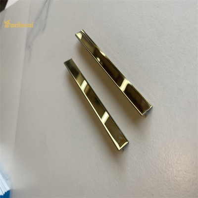 0.7MM Thickness 304 Stainless Steel Tile Trim Black Mirror Finished