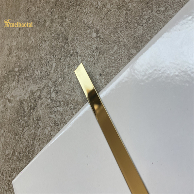 8ft 10ft Stainless Steel Effect Tile Trim 304 Stainless Steel Tile Strip