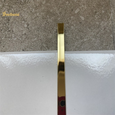 Gold T Profile Wall Corner Stainless Steel Tile Trim 6mm