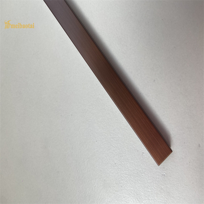 201 304 AISI Stainless Steel Tile Trim U Shape Sandblast Finished Hairline