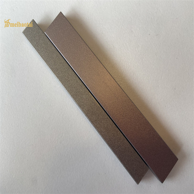 201 304 Grade Stainless Steel Tile Trim U Shape Champagne Finished