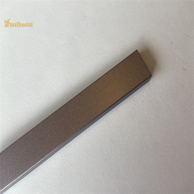 201 304 Grade Stainless Steel Tile Trim U Shape Champagne Finished