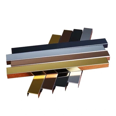 4*8FT Stainless Steel Tile Trim Strip 304 Grade Modern  For Background Walls