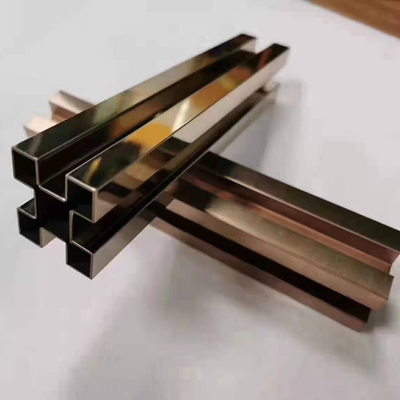 Irregular Shaped Grade 304 Stainless Steel Tile Trim Decorate Wall Edge