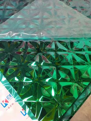 ভালো দাম 3D এমবসড স্টেইনলেস স্টীল শীট প্রাচীর 4x8 ফুট জন্য সাজাইয়া অনলাইন