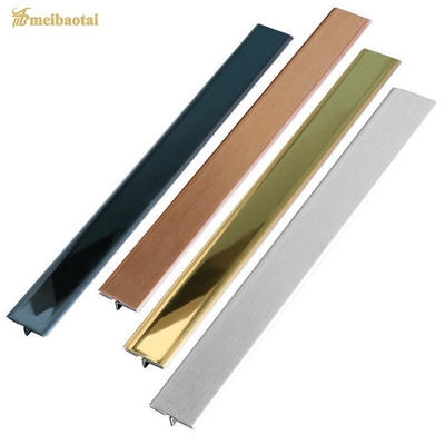 Floor Accessories T6 * 8FT Stainless Steel Tile Trim Hairline Mirror Surface