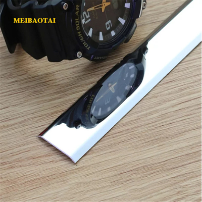 Golden Flat Stainless Steel Tile Trim Accessories Wall Tile Strip 10FT Length