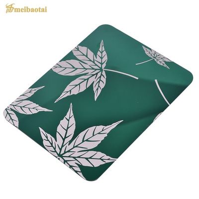 ভালো দাম সবুজ গোল্ডেন মিরর এচড স্টেইনলেস স্টীল শীট 1219 মিমি প্রস্থ অনলাইন