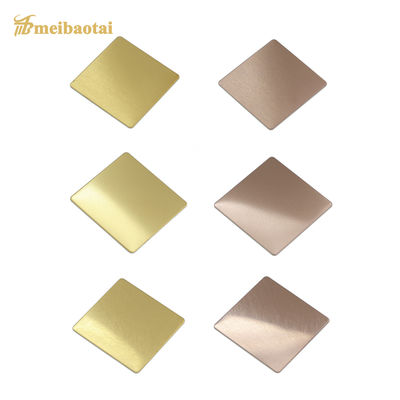 ভালো দাম ব্রাশড হেয়ারলাইন স্টেইনলেস স্টীল শীট ভাইব্রেশন এসএস প্লেট পিভিডি কালার লেপ ASTM অনলাইন