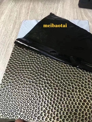 SS304 0.65MM এমবসড স্টেইনলেস স্টীল শীট মধুচক্র সজ্জা প্লেট