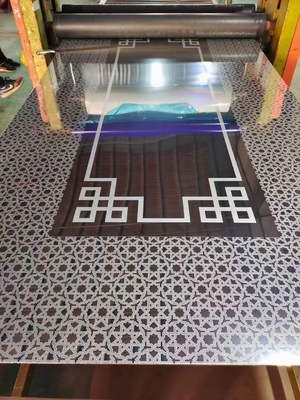 সমতল আকৃতি 304 স্টেইনলেস স্টীল শীট 0.95mm বেধ আলংকারিক লিফট লিফট প্লেট