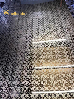 সুপার মিরর খোদাই স্টেইনলেস স্টীল শীট 1219x2438mm 201 304