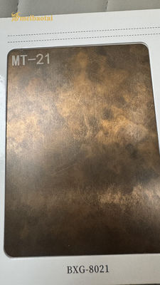 ভালো দাম 304 অ্যান্টিক ব্রোঞ্জ সজ্জা স্টেইনলেস স্টীল শীট দেয়াল সজ্জা অনলাইন