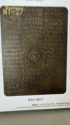 ভালো দাম 304 ছদ্মবেশ প্যাটার্ন অনুকরণ অ্যান্টি-ব্রোঞ্জিং স্টেইনলেস স্টীল শীট অনলাইন