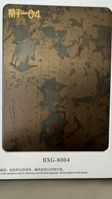 ভালো দাম 3 ডি দেওয়াল সজ্জা অনুকরণ প্রাচীন তামা স্টেইনলেস স্টীল শীট অনলাইন