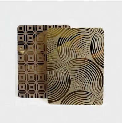 ভালো দাম এআইএসআই স্ট্যান্ডার্ড প্যাটার্ন খোদাই করা স্টেইনলেস স্টীল শীট অনলাইন