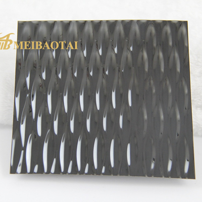 5WL Black Mirror Stamped 304 201 Stainless Steel Metal Plate