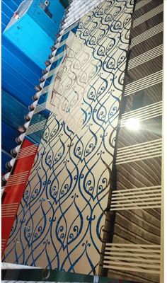 ভালো দাম কাস্টমাইজড ডিজাইন করা লিফটের দরজার প্যাটার্ন স্টেইনলেস স্টিল এচড শীট অনলাইন