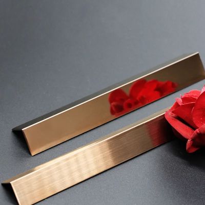 Grade 304 Stainless Steel Strip L Profile Sustainable L Tile Trim