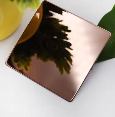 আধুনিক অভ্যন্তরীণ সজ্জা জন্য বিলাসিতা পিভিডি রঙ লেপা স্টেইনলেস স্টীল শীট