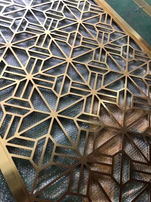 ভালো দাম এন্টিক ব্রাস স্টেইনলেস স্টীল রুম বিভাজক প্রাচীর বিভাজক ODM উপলব্ধ অনলাইন