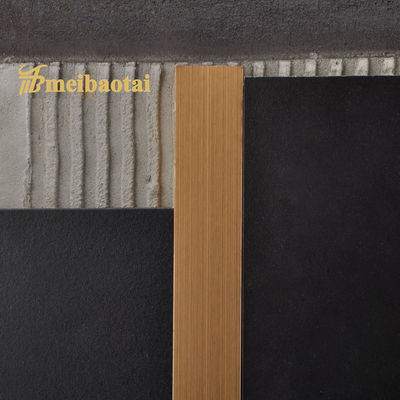 ভালো দাম 7c পিভিসি স্টেইনলেস স্টীল ফ্লোর ট্রানজিশন স্ট্রিপ ইউ এজিং 0.65 মিমি পুরুত্ব অনলাইন