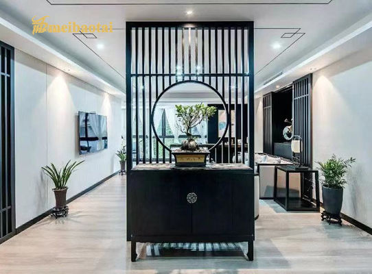 ভালো দাম কালো আধুনিক নকশাযুক্ত স্টেইনলেস স্টীল স্ক্রিন যে কোন স্পেসে কমনীয়তা এবং পরিশীলন যোগ করে। অনলাইন