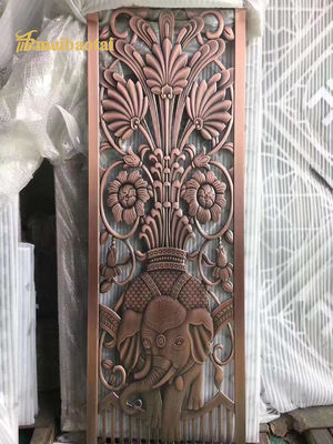 ভালো দাম হোল লেজার স্টেইনলেস স্টীল রুম বিভাজক সজ্জা পর্দা অনলাইন