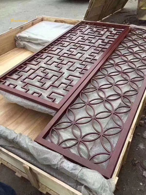 ভালো দাম 201 304 স্টেইনলেস স্টীল রুম বিভাজক প্রাচীন ব্রোঞ্জ মিরর ফিনিস অনলাইন