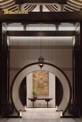 ভালো দাম সৌন্দর্য পর্দা পাইকারি কাস্টম লিভিং রুম কাঠ ভাঁজ ডাবল পার্শ্বযুক্ত পার্টিশন বিভাজক রুম সজ্জা অনলাইন