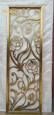 ভালো দাম গোল্ড আয়না স্টেইনলেস স্টীল রুম বিভাজক 0.3-3.0mm বেধ অনলাইন