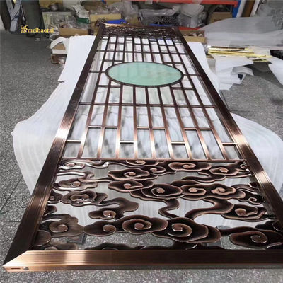 ভালো দাম 201 304 এমবিটি ব্রোঞ্জ তামা স্টেইনলেস স্টীল রুম বিভাজক স্লিট এজ অনলাইন