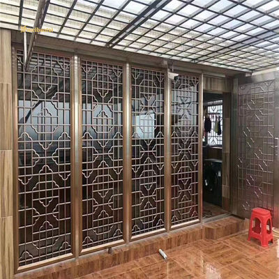 ভালো দাম লেজার কাটিং অ্যালুমিনিয়াম 8mm বেধ রুম বিভাজক ধাতু পার্টিশন অনলাইন