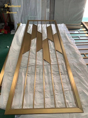 ভালো দাম হোটেল সজ্জা 304 স্টেইনলেস স্টীল রুম বিভাজক 0.3-3.0 মিমি বেধ অনলাইন