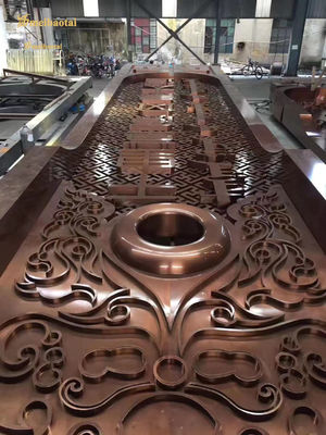 ভালো দাম রান্নাঘরের সাজসজ্জার জন্য 304 এমবিটি স্টেইনলেস স্টিল রুম বিভাজক স্লিট এজ অনলাইন